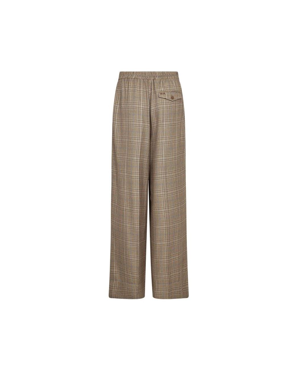 Mos Mosh Brown Wide Trousers