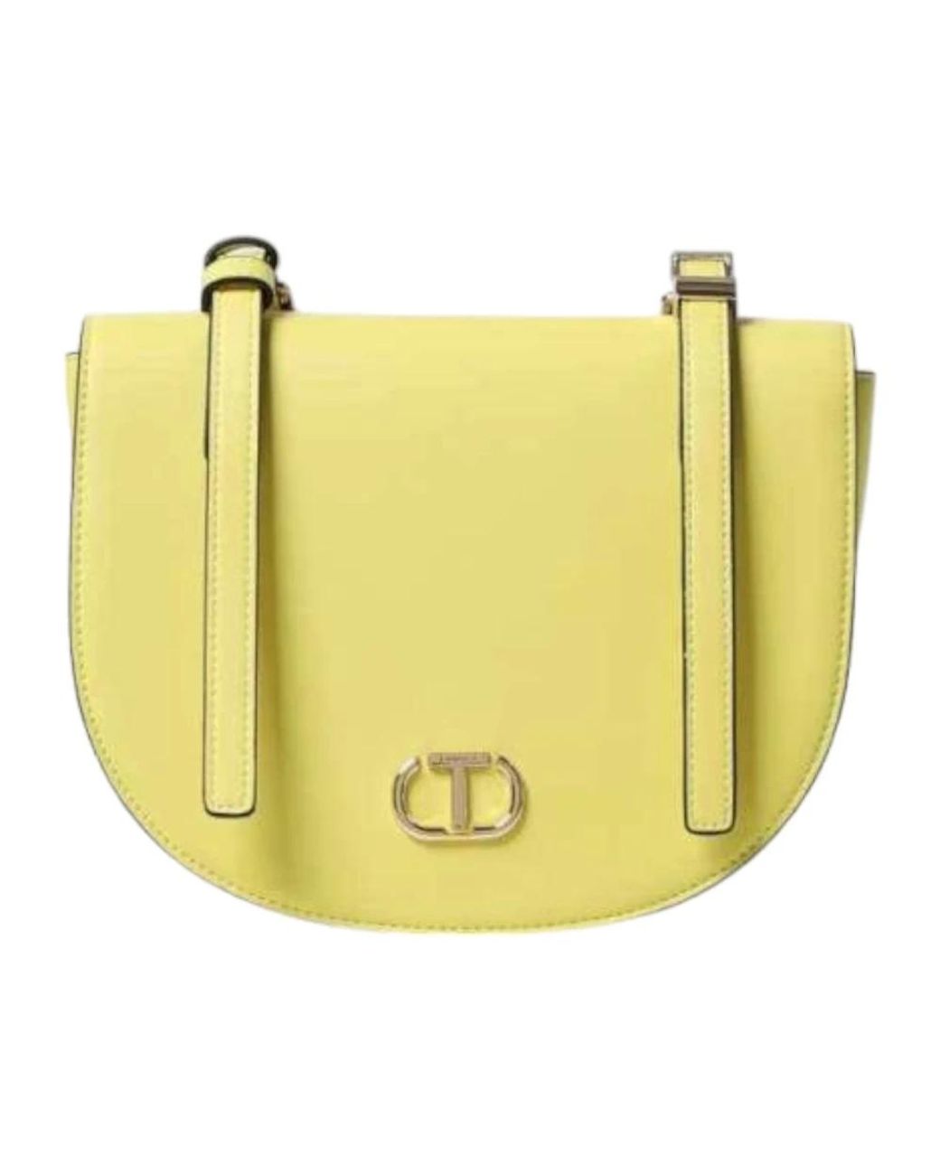 Twinset Yellow Cross Body Bags
