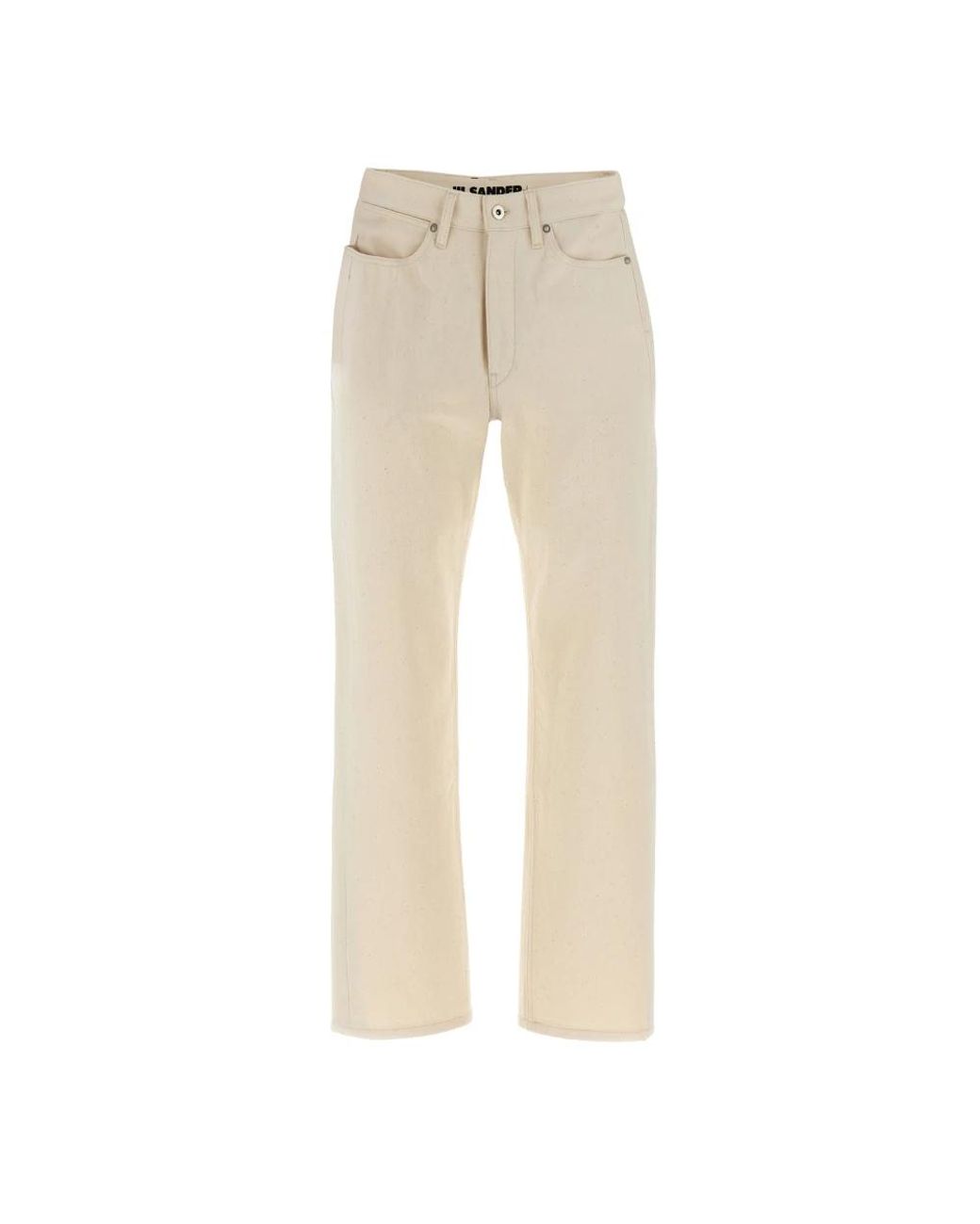 Jil Sander Natural Straight Fit Jeans