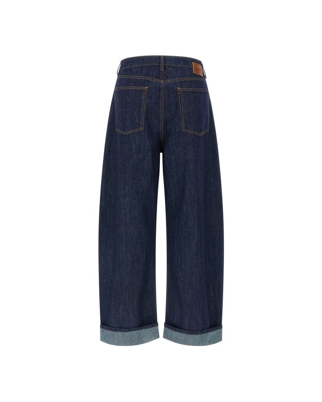 P.A.R.O.S.H. Blue Wide Jeans