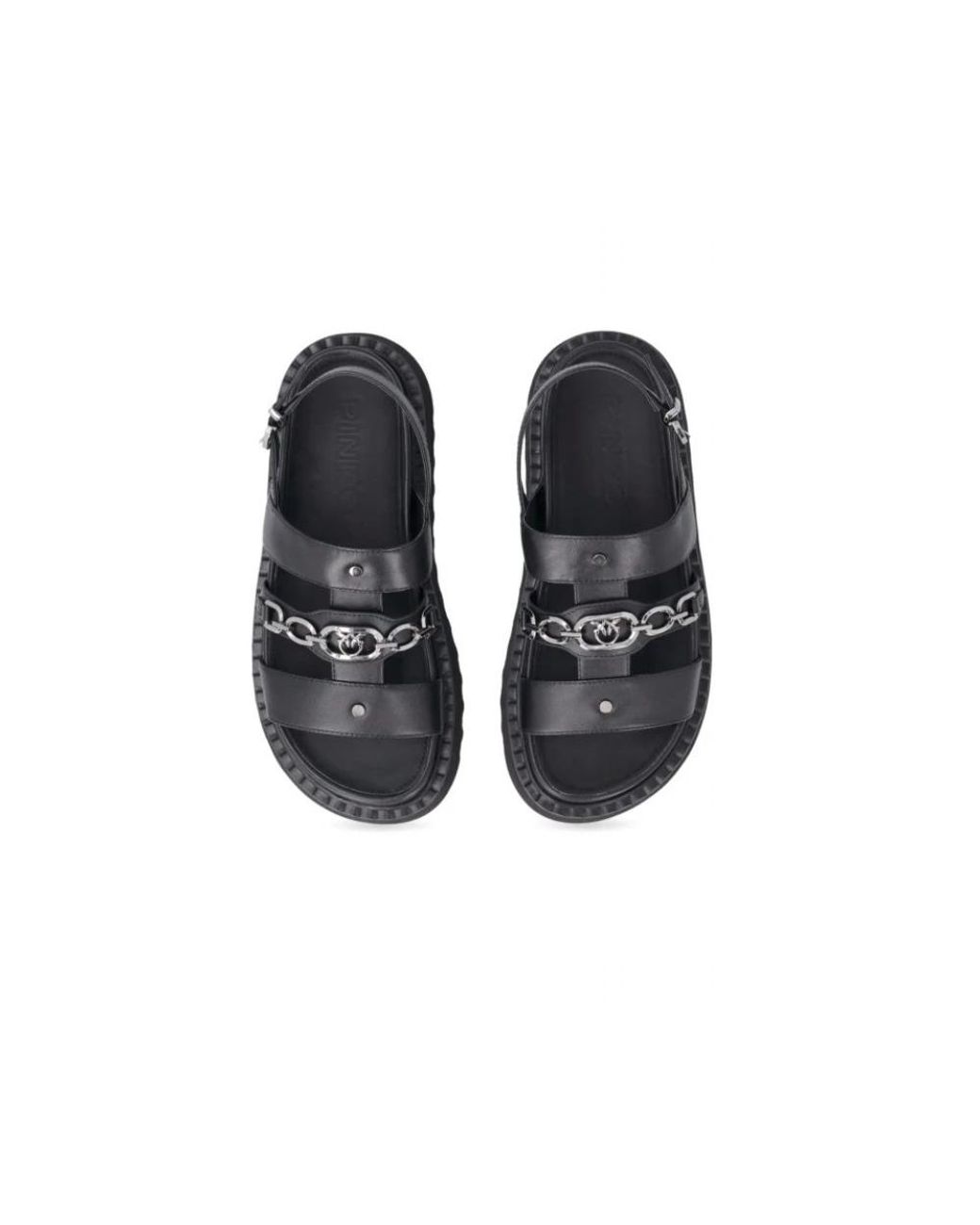 Pinko Black Flat Sandals