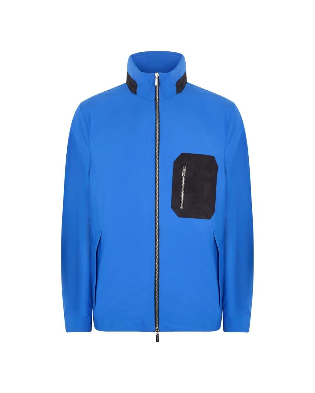 Moorer Fitness ,Blauw ,Polyester Lichtblauwe Jas, Modern En Veelzijdig in het Blue voor heren