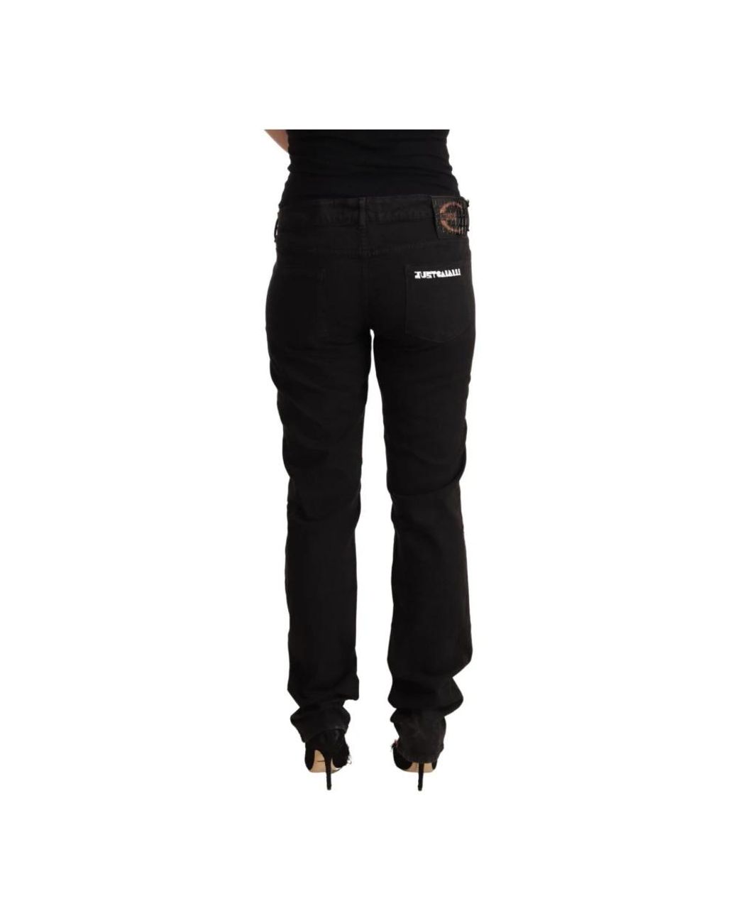 Just Cavalli Black Slim-Fit Jeans