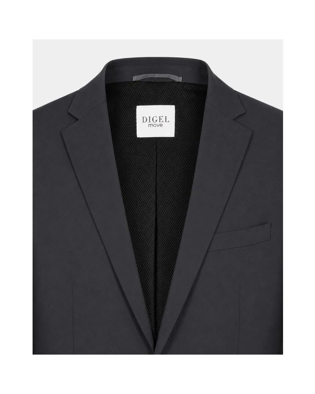 DIGEL Black Single Breasted Suits for men