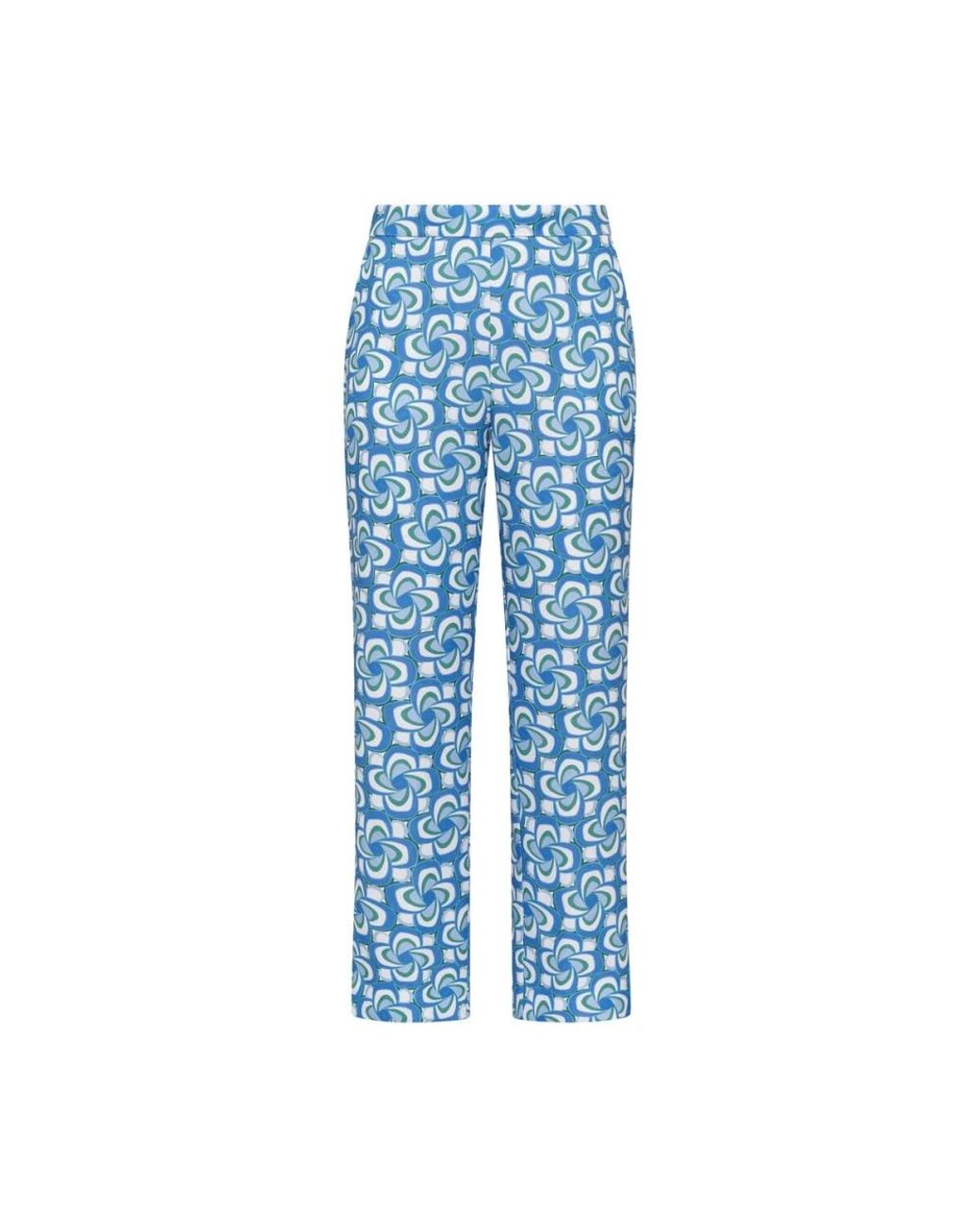 Maliparmi Blue Straight Trousers