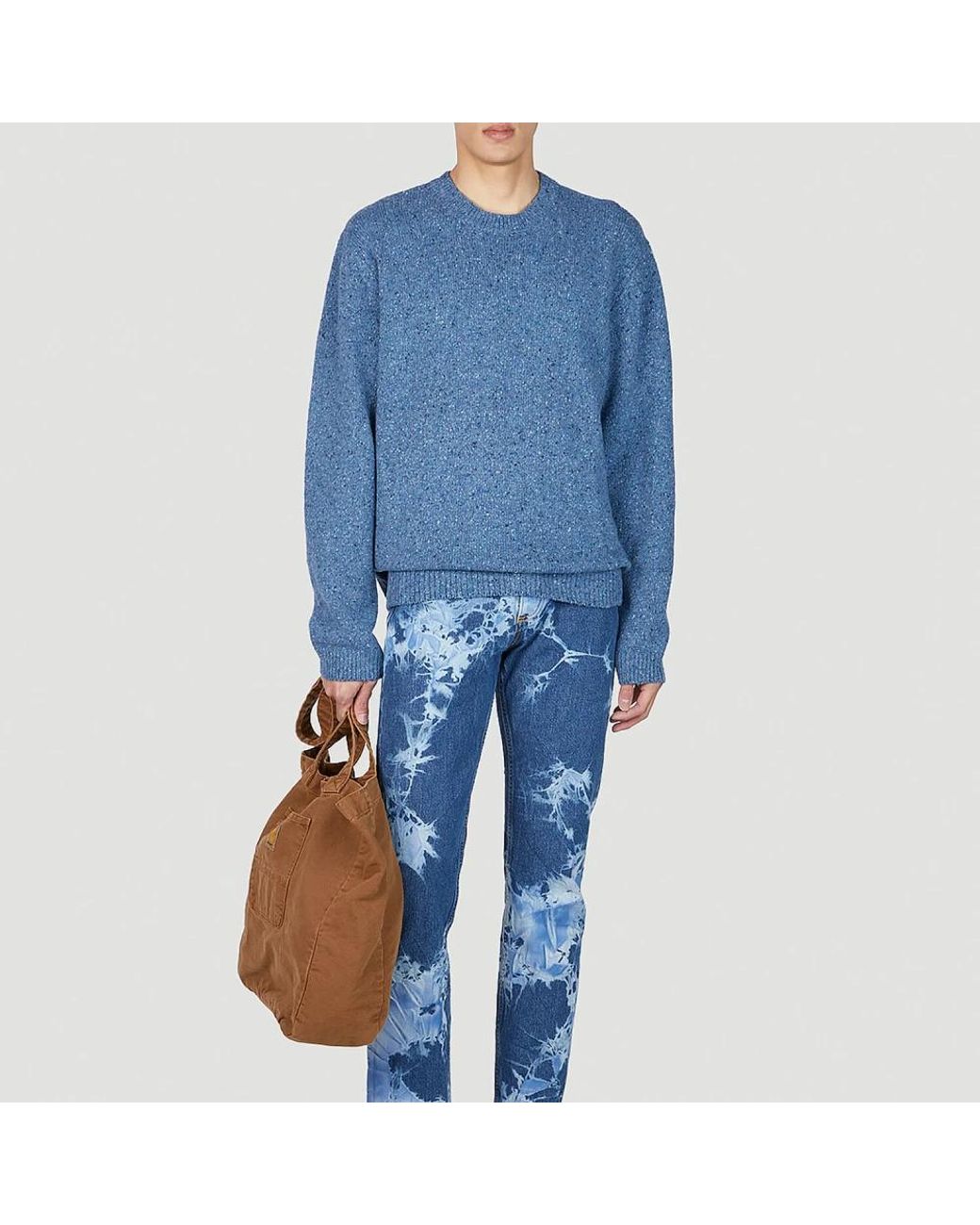 Eytys Blue Straight Jeans for men