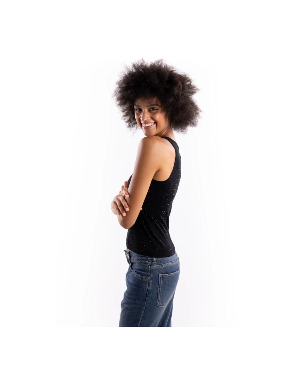 Marella Black Baldi Strick-Top
