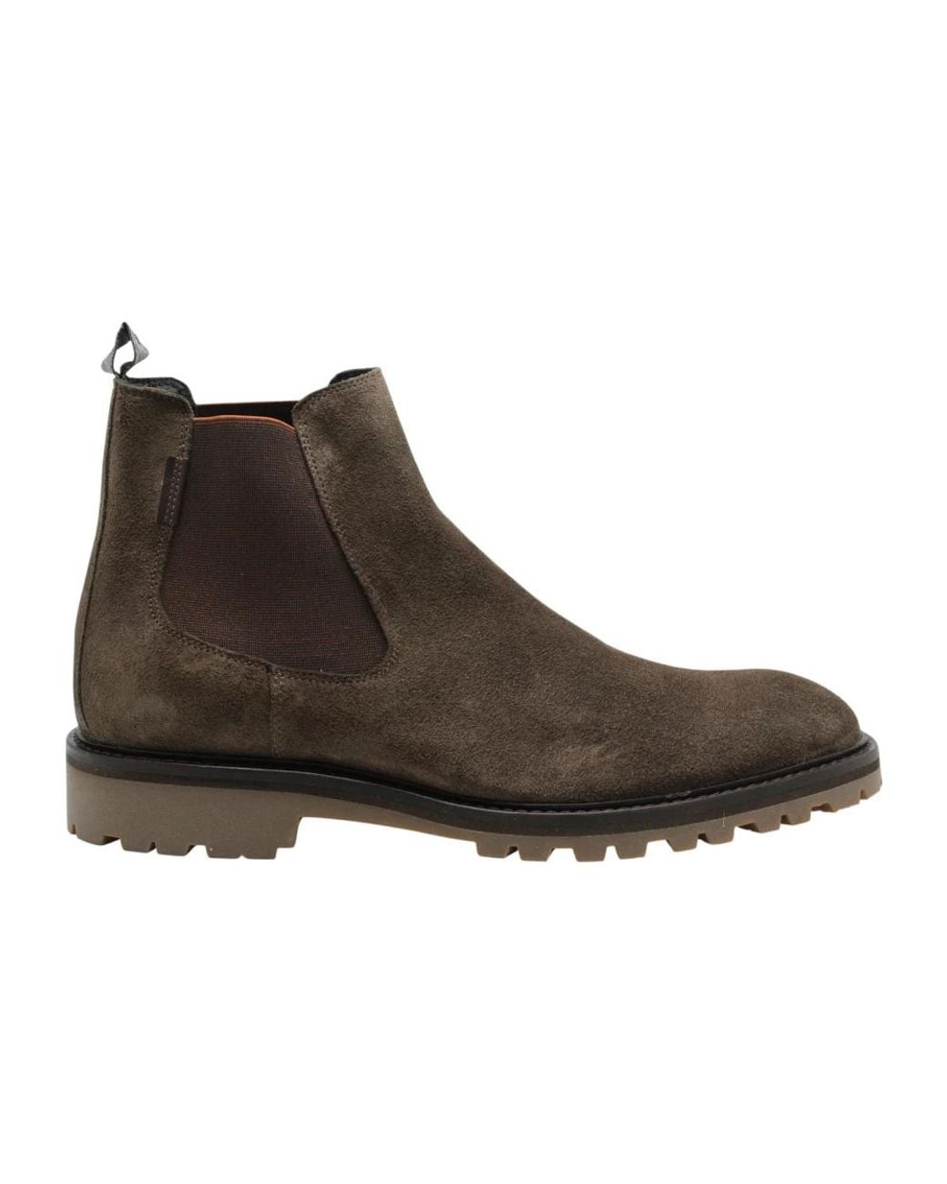 Floris Van Bommel Brown Chelsea Boots for men