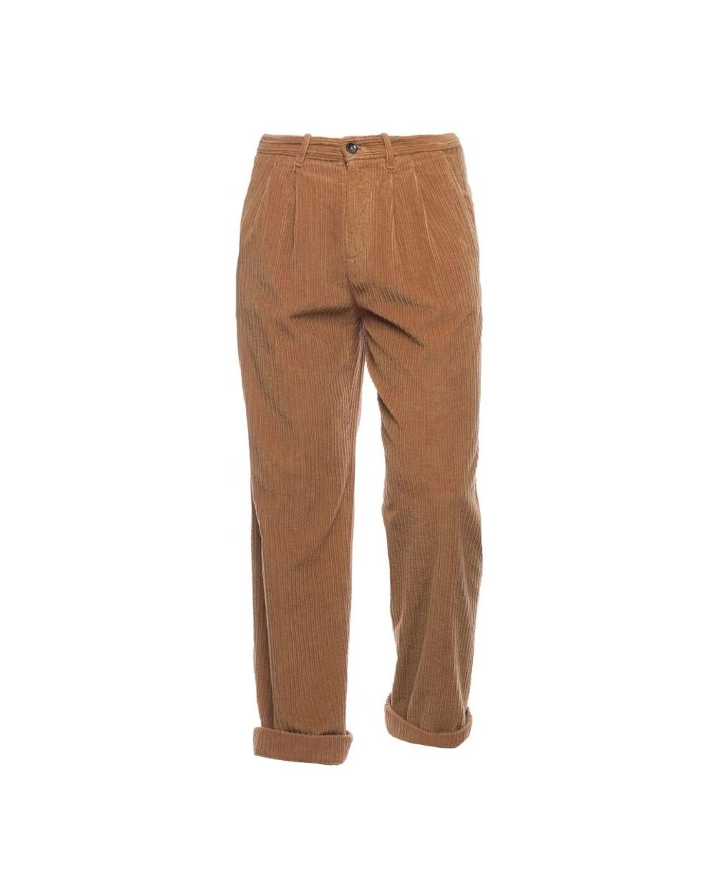 Nine:inthe:morning Brown Straight Trousers for men