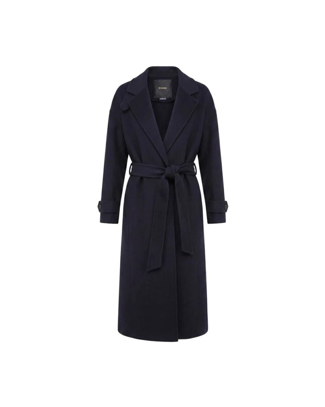 Pinko Blue Belted Coats