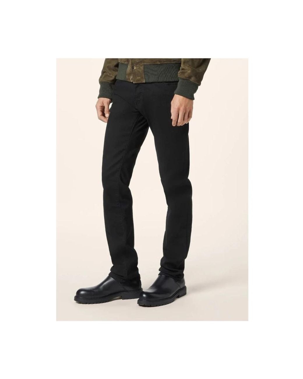 Jacob Cohen Black Slim-Fit Jeans for men