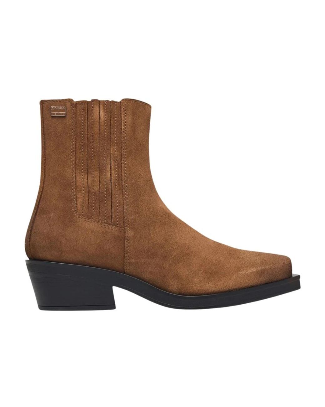 Tommy Hilfiger Brown Cowboy & Biker Boots