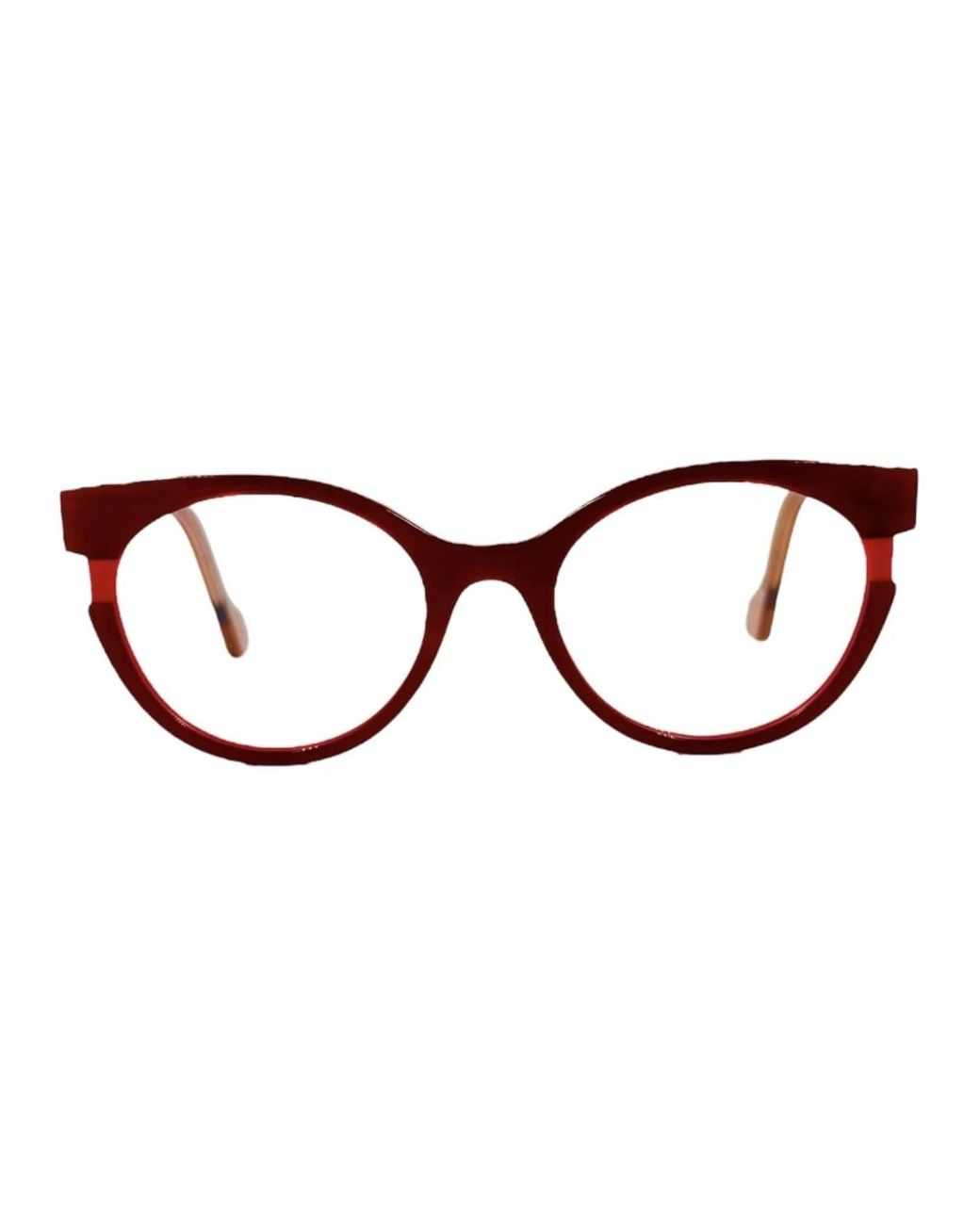 Glasses di Face A Face in Red