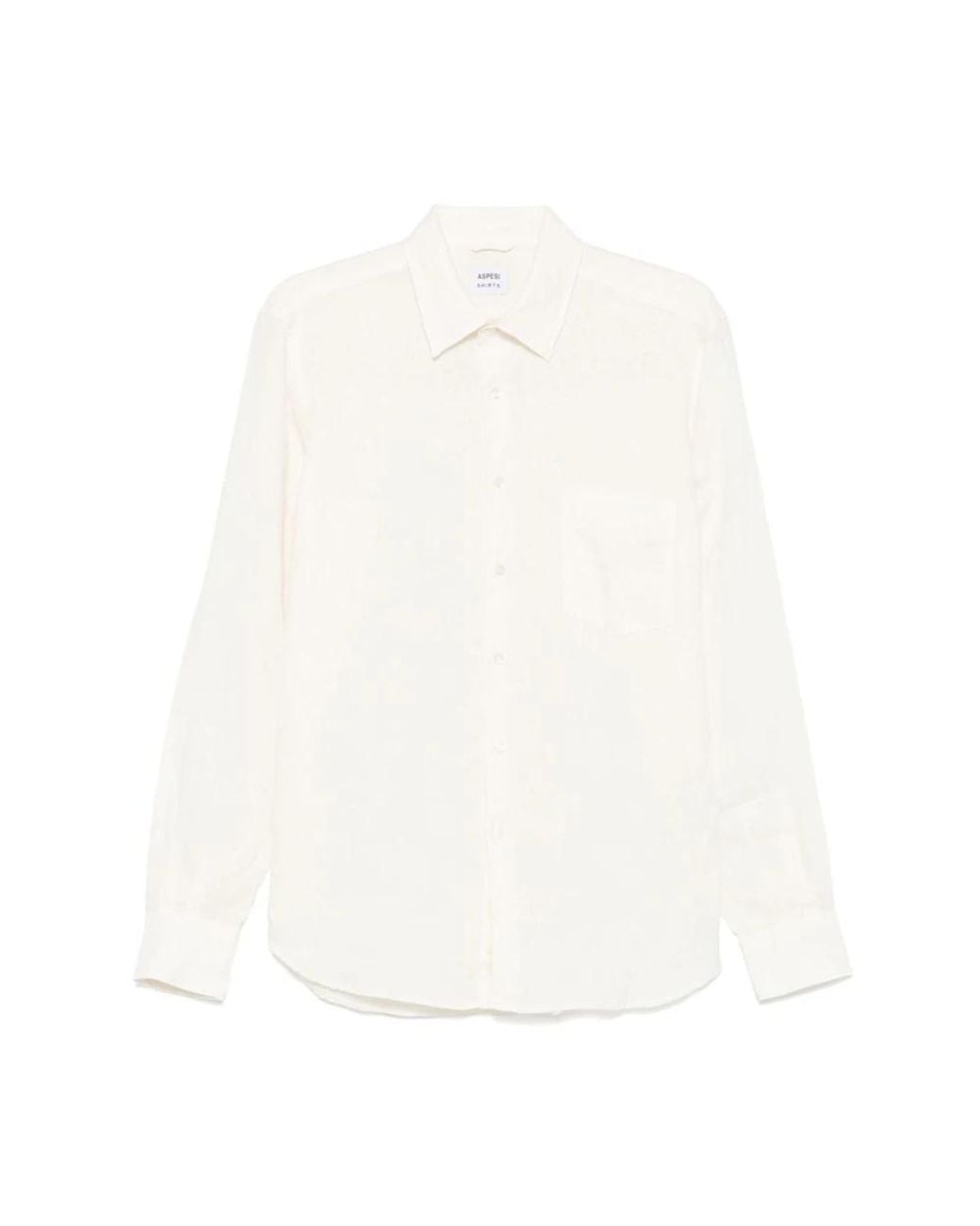 Aspesi White Casual Shirts for men