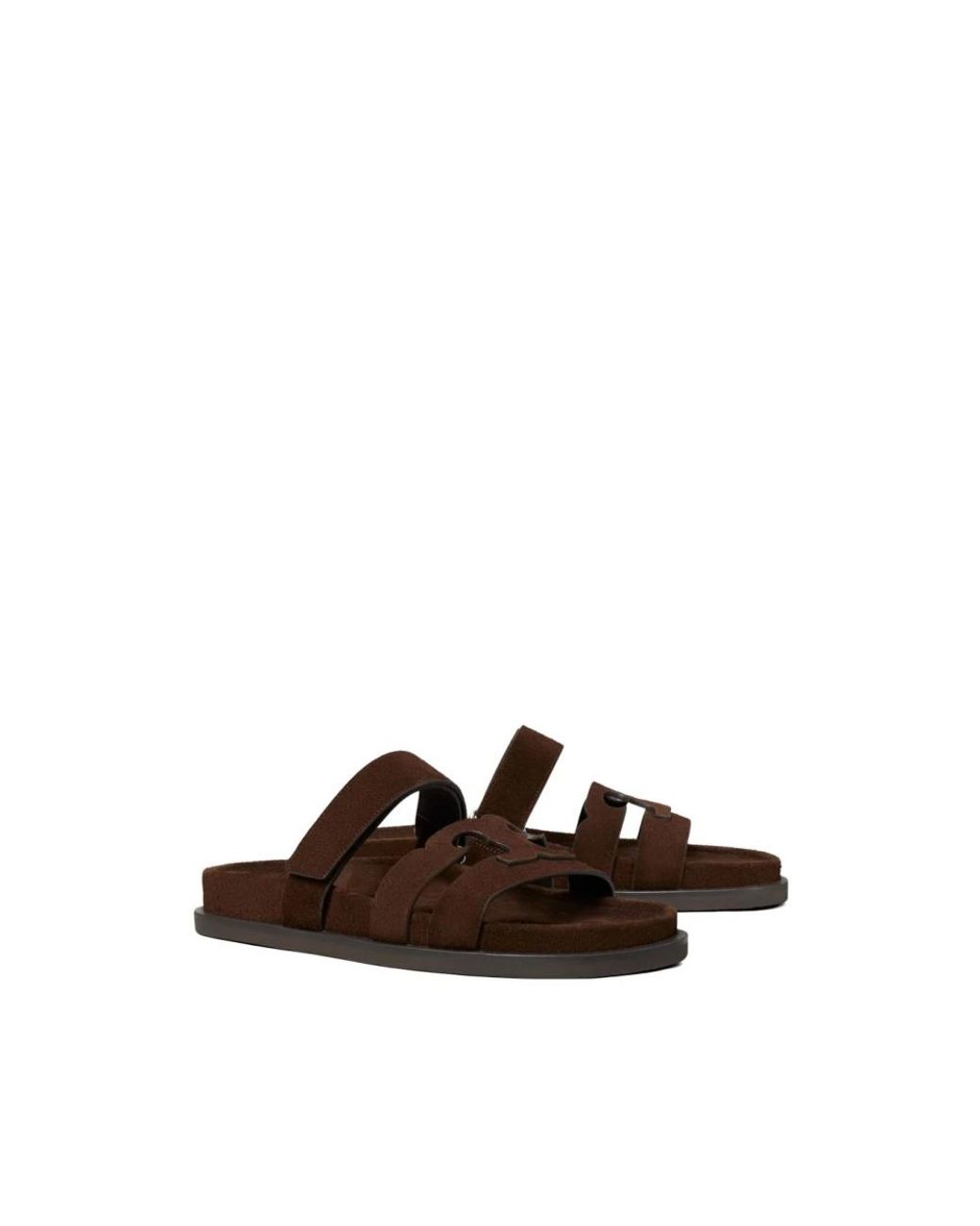 Sliders di Tory Burch in Brown