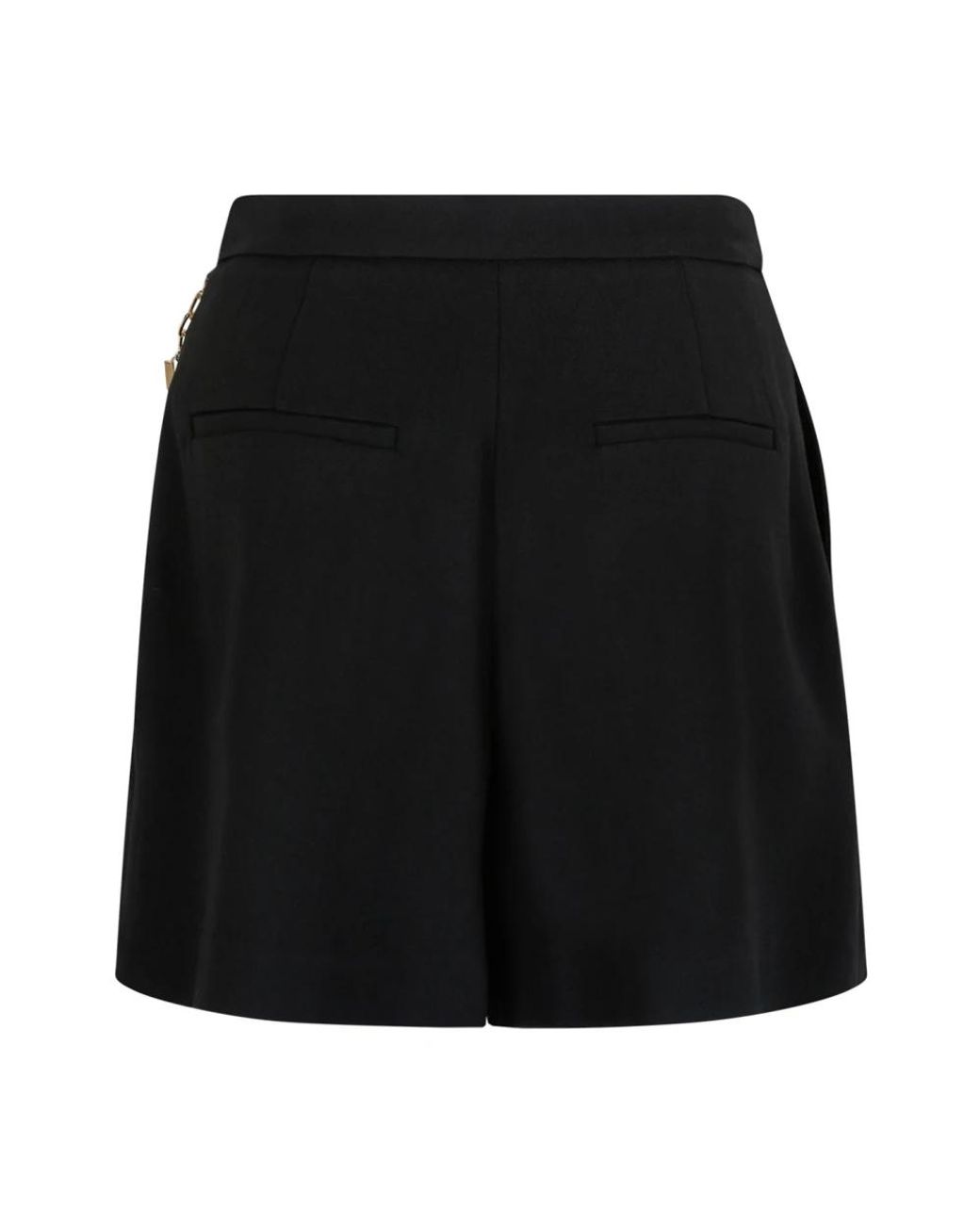 Elisabetta Franchi Black Short Shorts