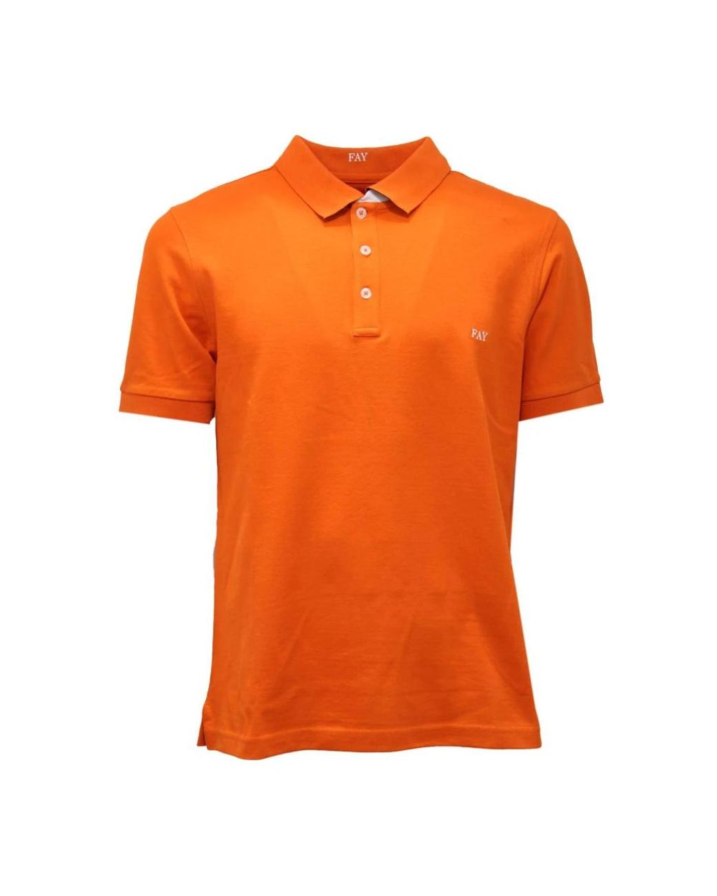Fay Orange Polo Shirts for men