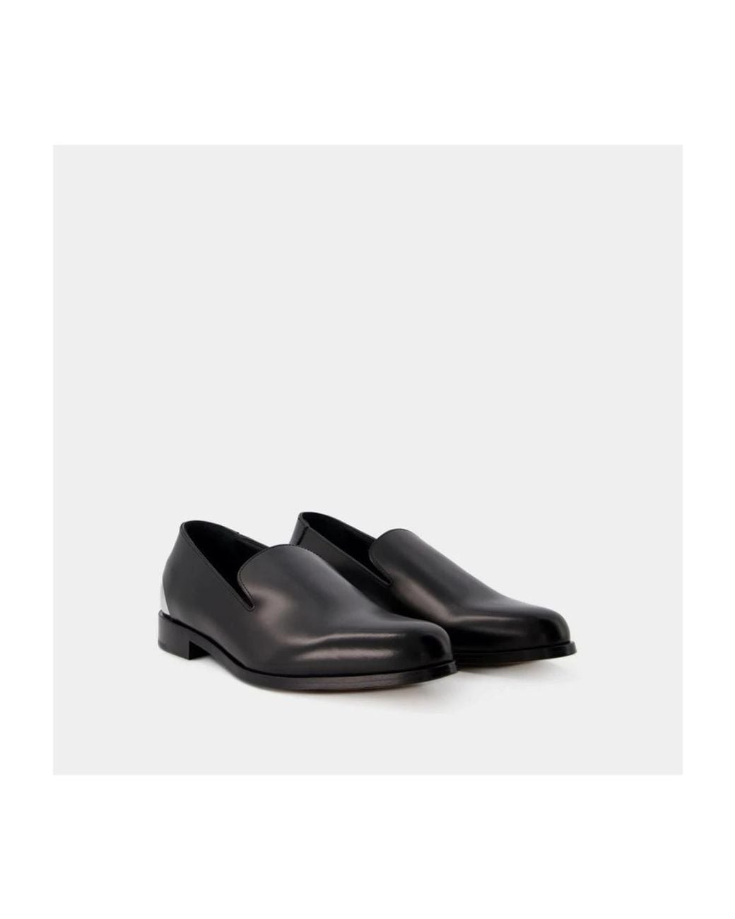 McQueen Black Loafers for men