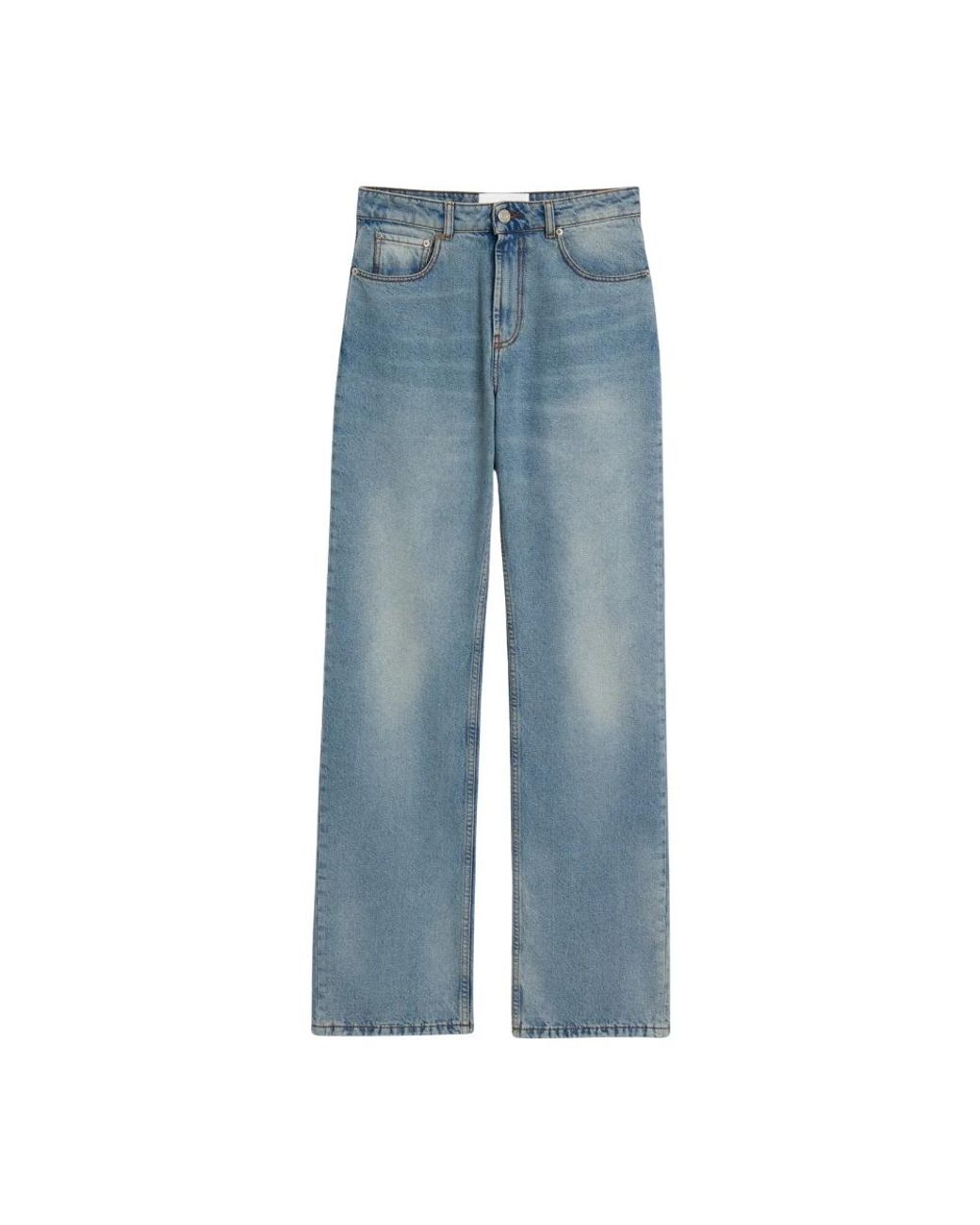 AMI Jeans Met Ruime Pasvorm in het Blue