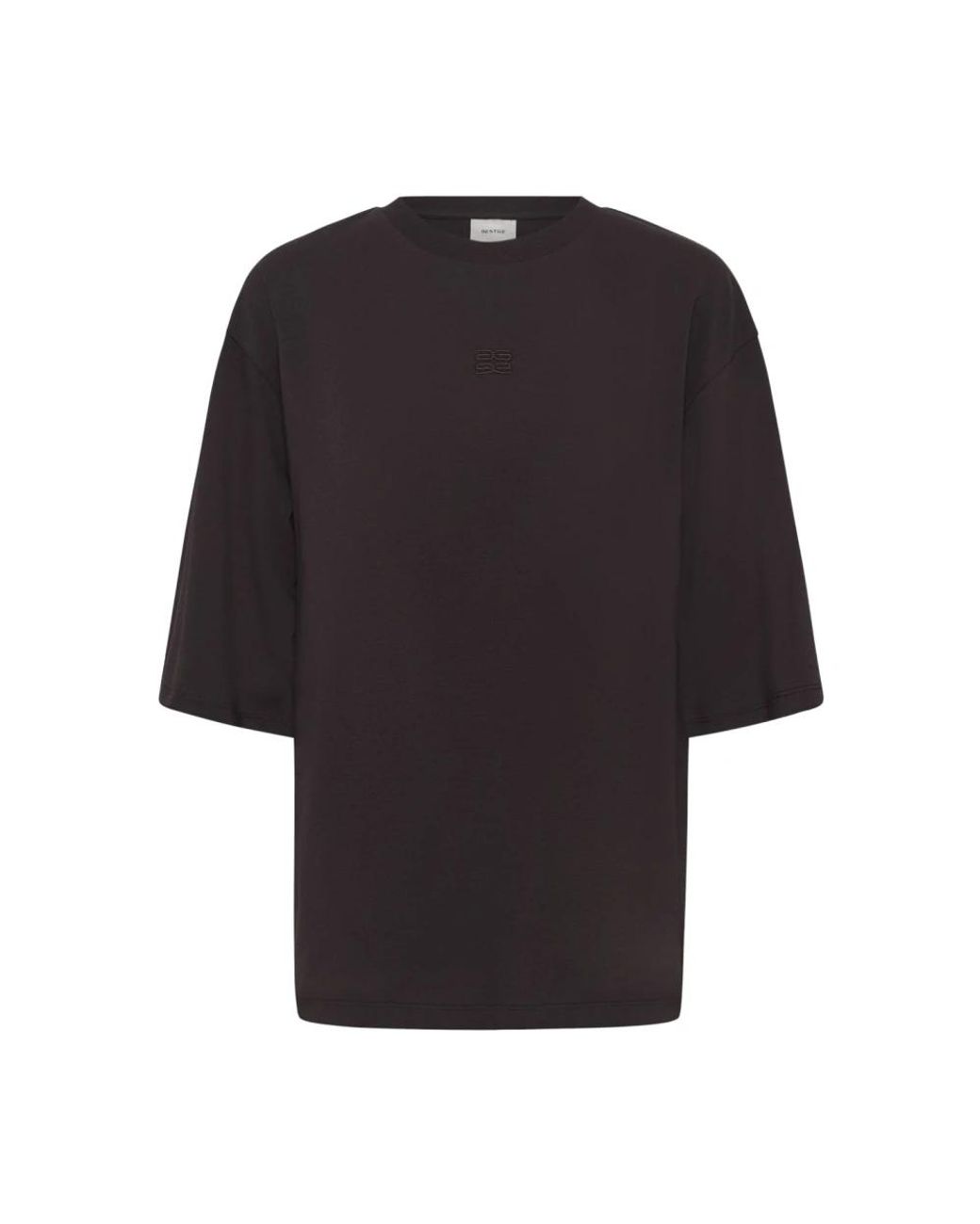 Gestuz Tops ,Paars ,T-Shirts in het Black