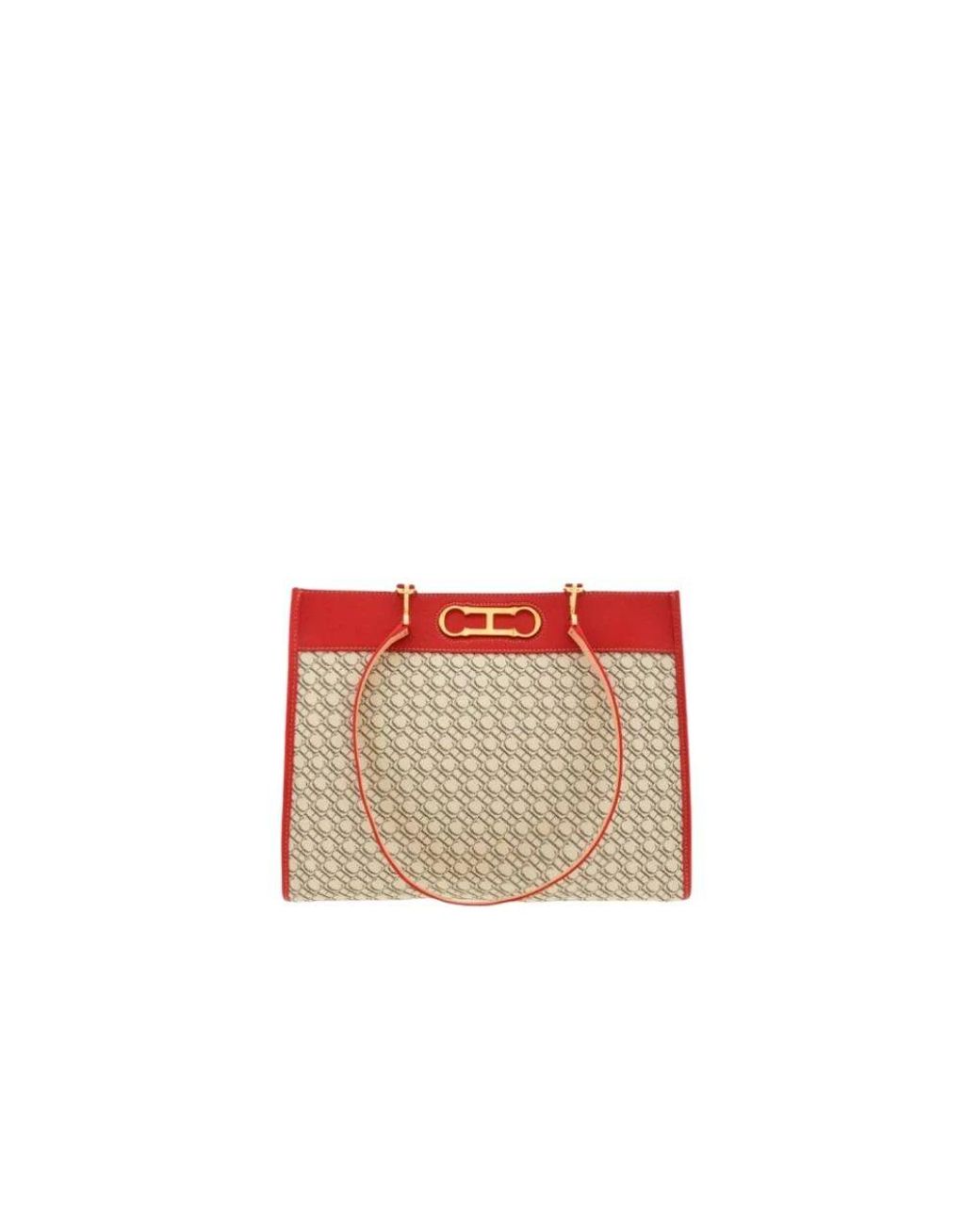 Carolina Herrera Tote Bags in Red | Lyst