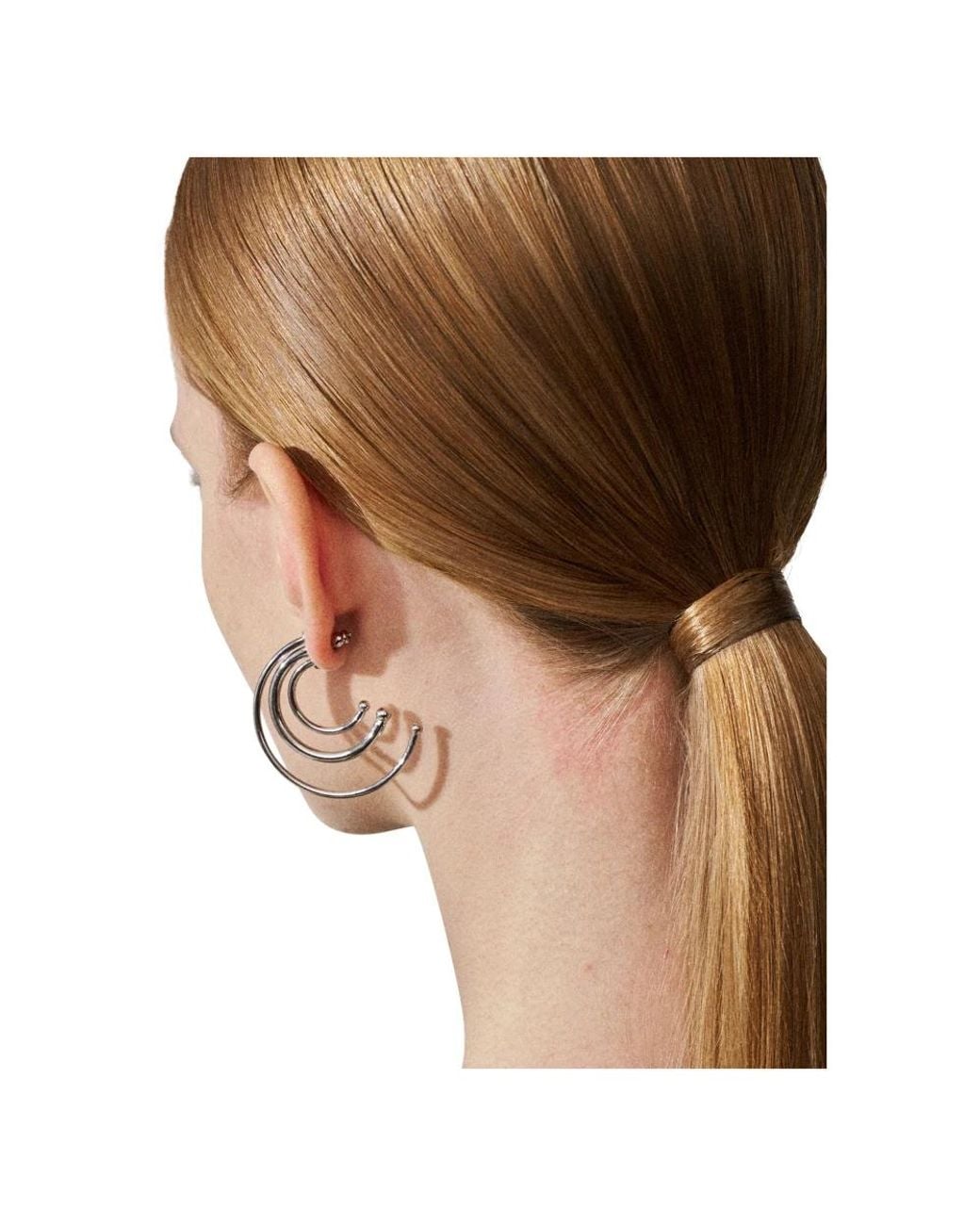 Earrings Panconesi en coloris Metallic
