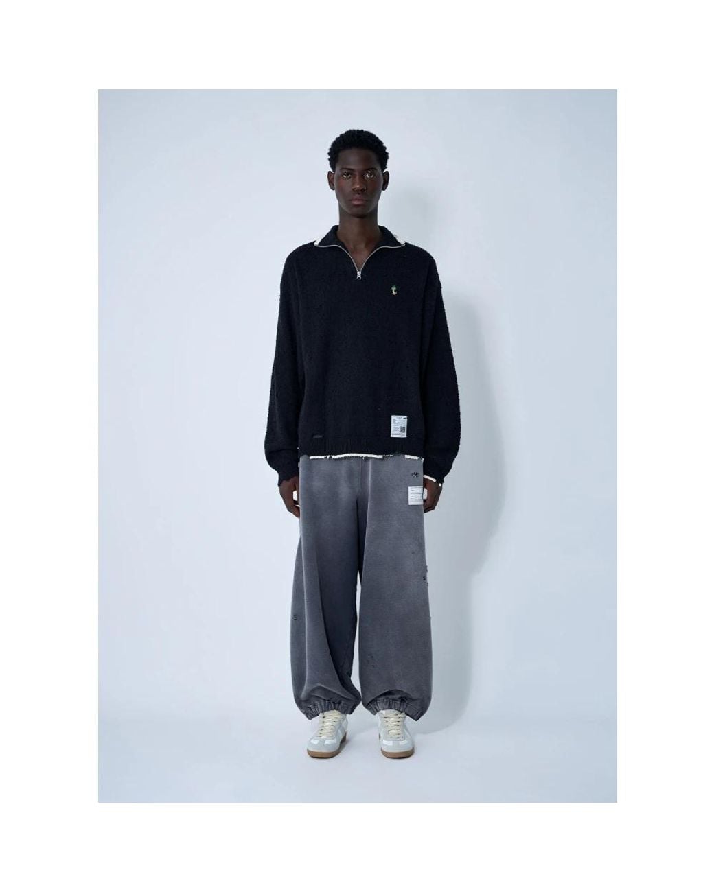 Maison Mihara Yasuhiro Blue Zip-Throughs for men