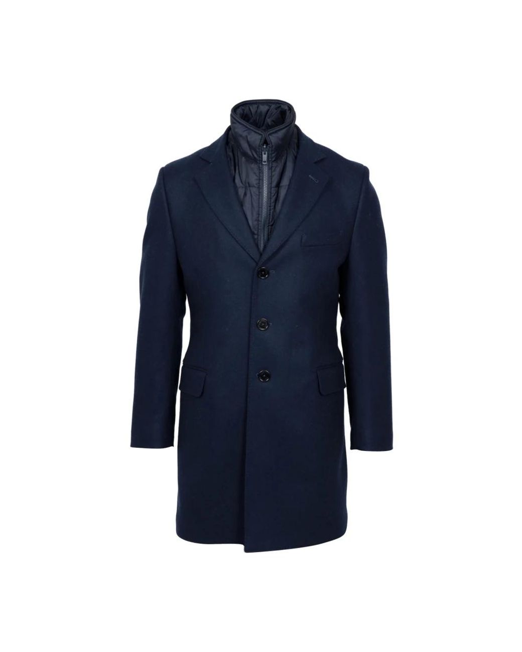Coats > single-breasted coats Fay pour homme en coloris Blue