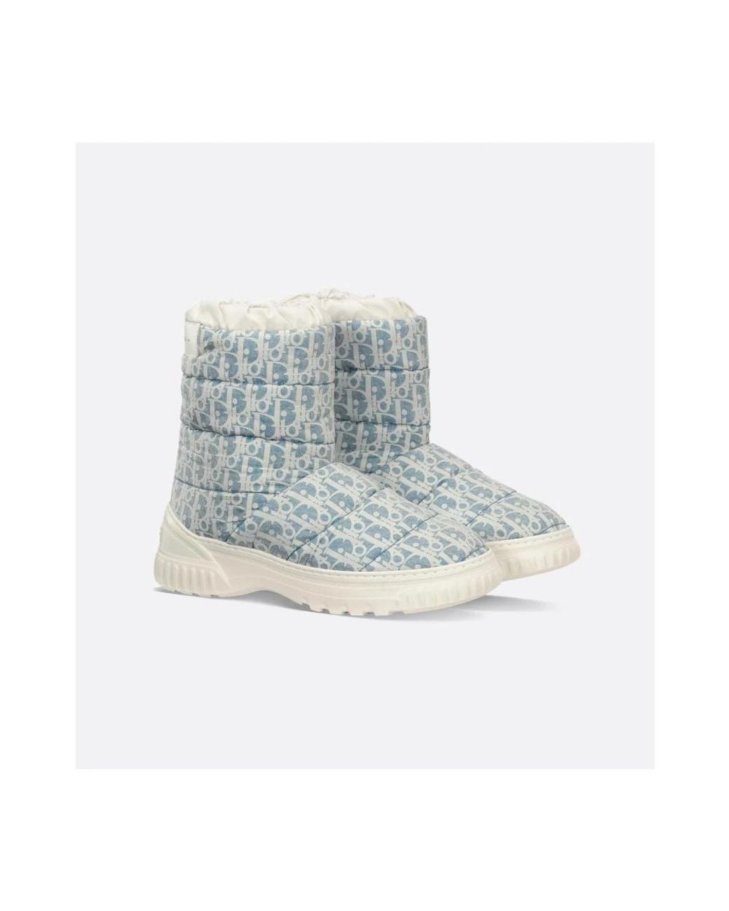 Dior Blue Winter Boots