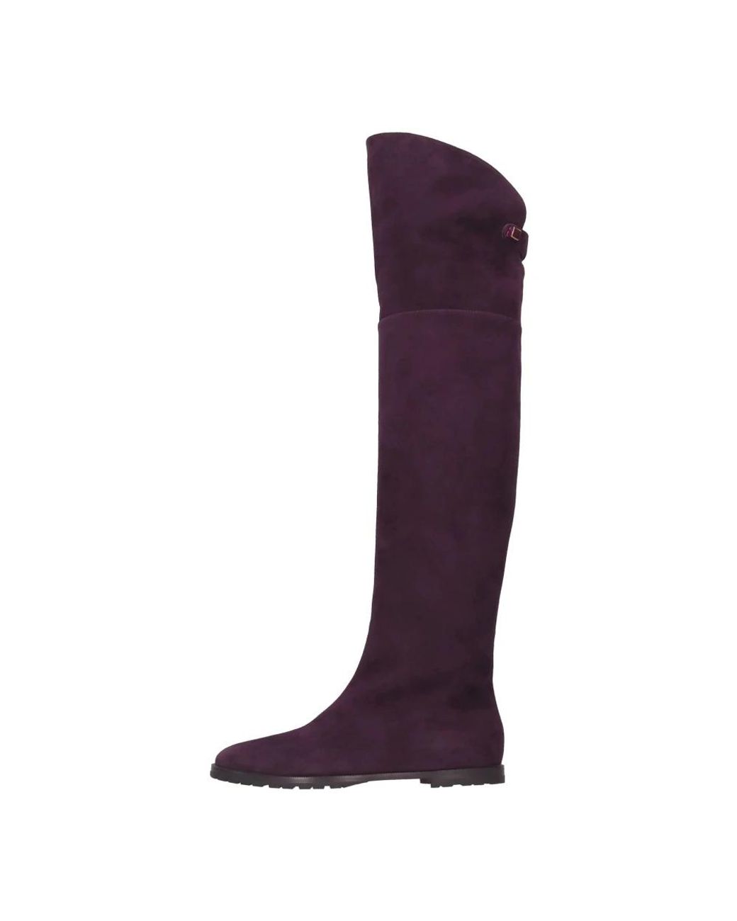 Maison Skorpios Purple Over-The-Knee Boots