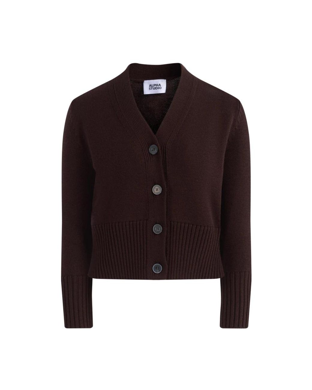 Cardigans Alpha Studio de color Black