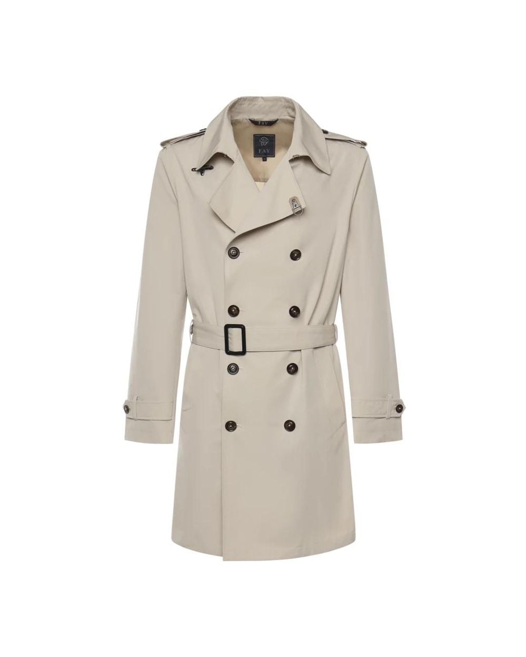 Fay Natural Trench Coats for men