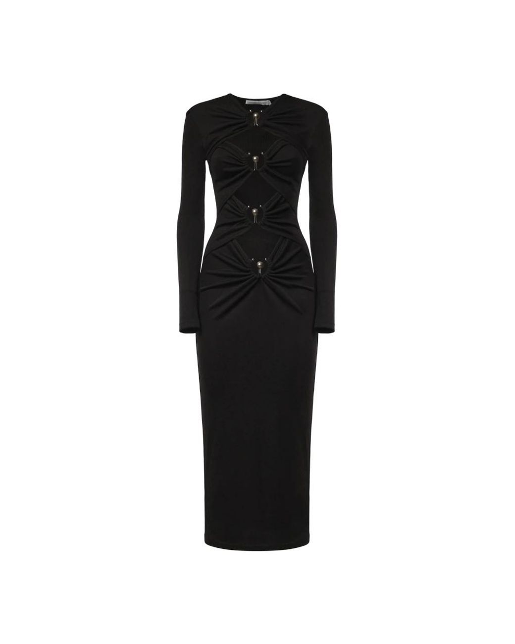 Christopher Esber Black Knitted Dresses