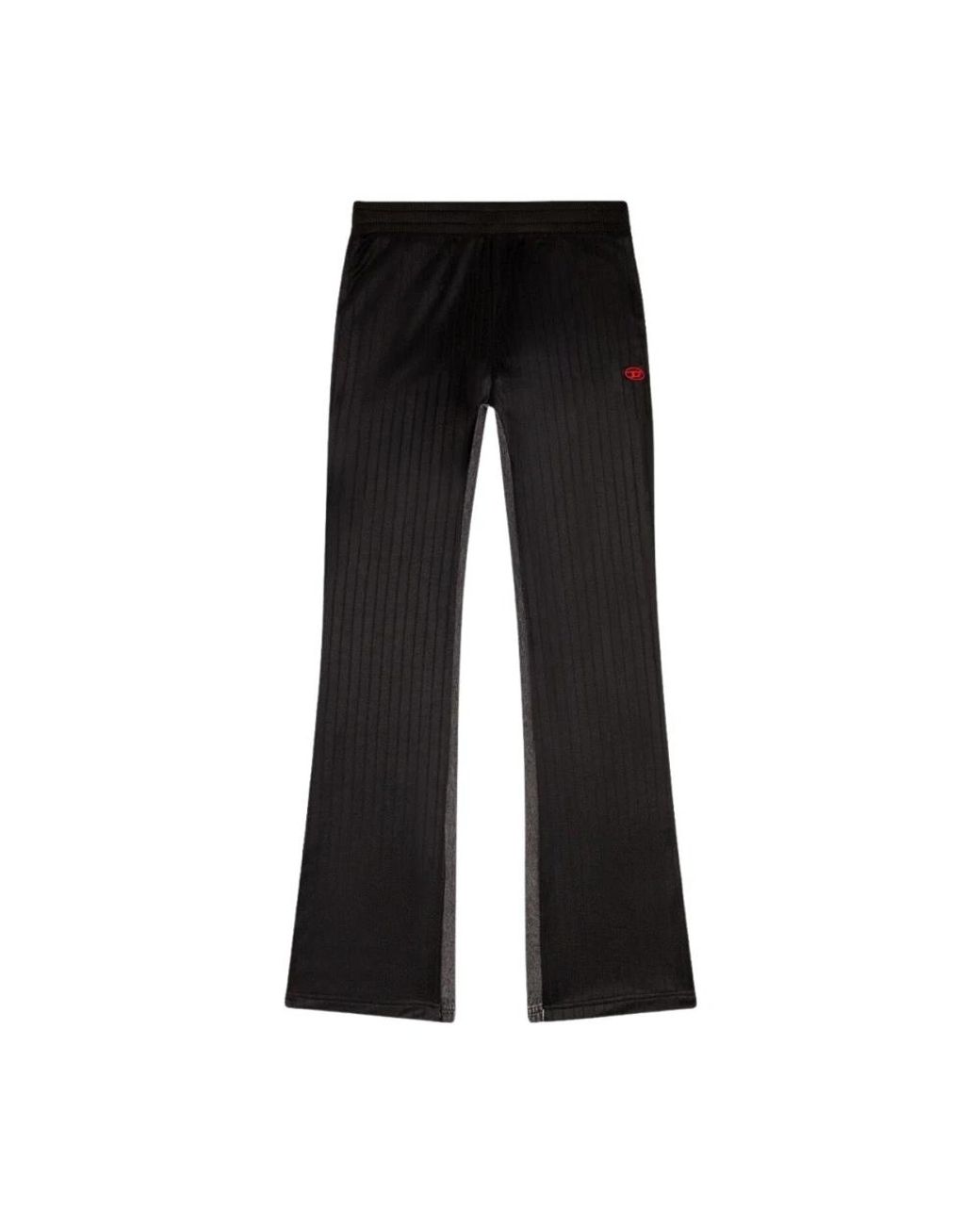 DIESEL Black Wide Trousers for men