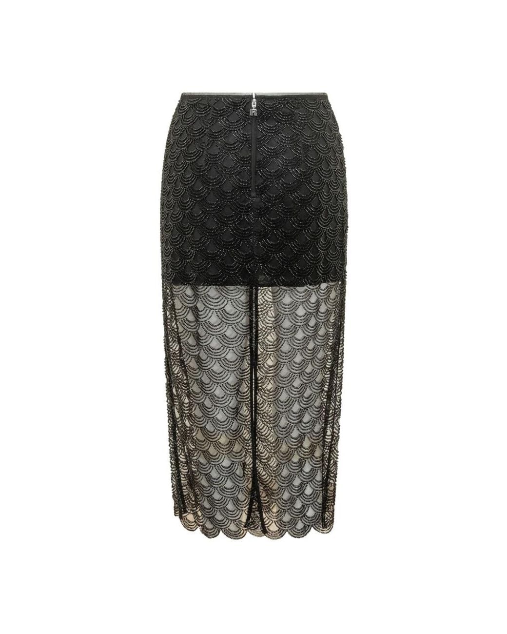 ROTATE BIRGER CHRISTENSEN Black Midi Skirts