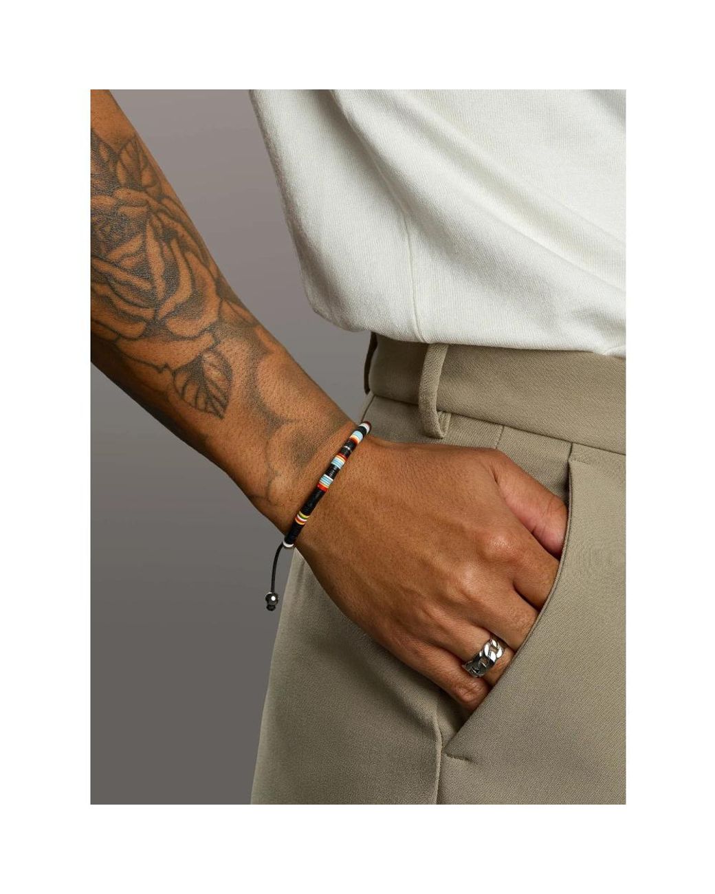 Bracelets Nialaya pour homme en coloris Black