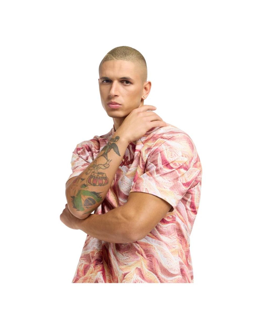 carlo colucci Pink T-Shirts for men
