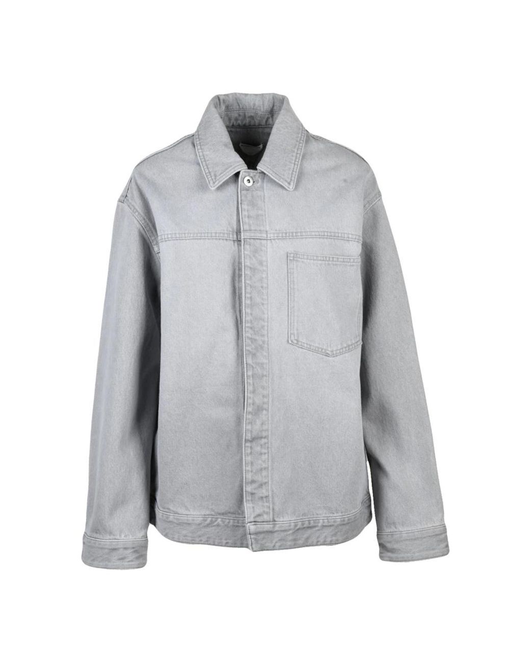 Bottega Veneta Gray Denim Jackets