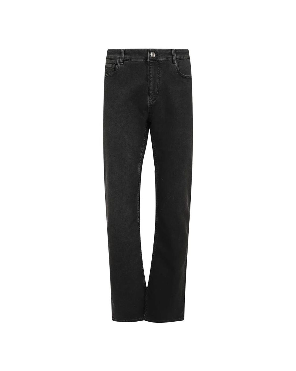 Etro Black Straight Fit Jeans for men