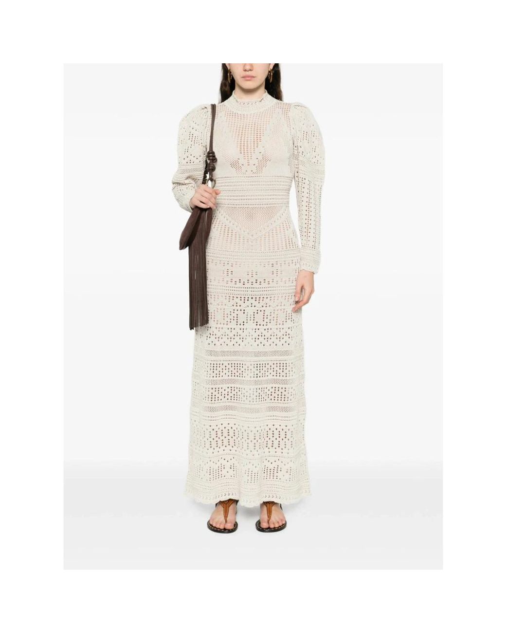 Isabel Marant White Knitted Dresses