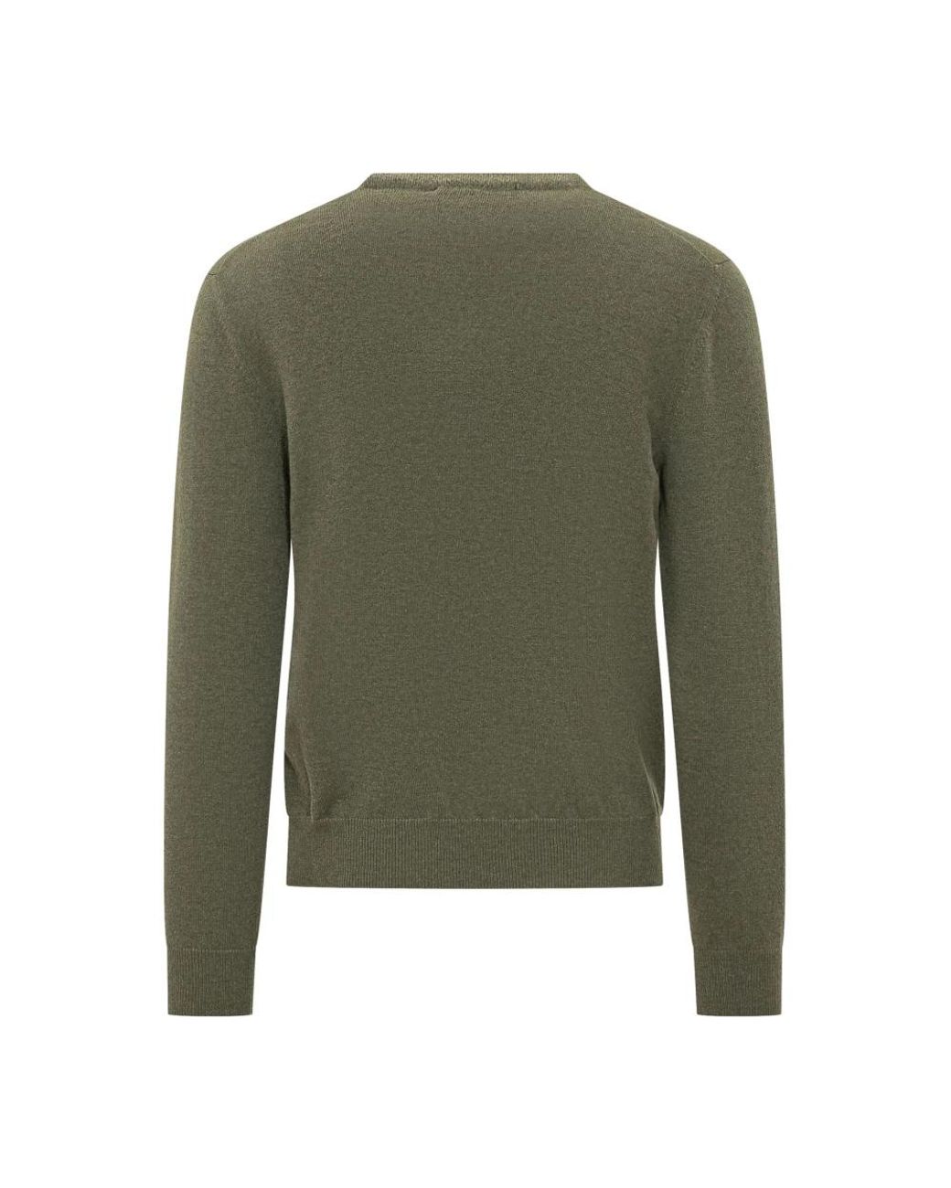 Malo Green V-Neck Knitwear for men