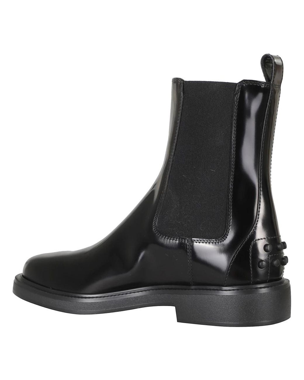Tod's Black Chelsea Boots