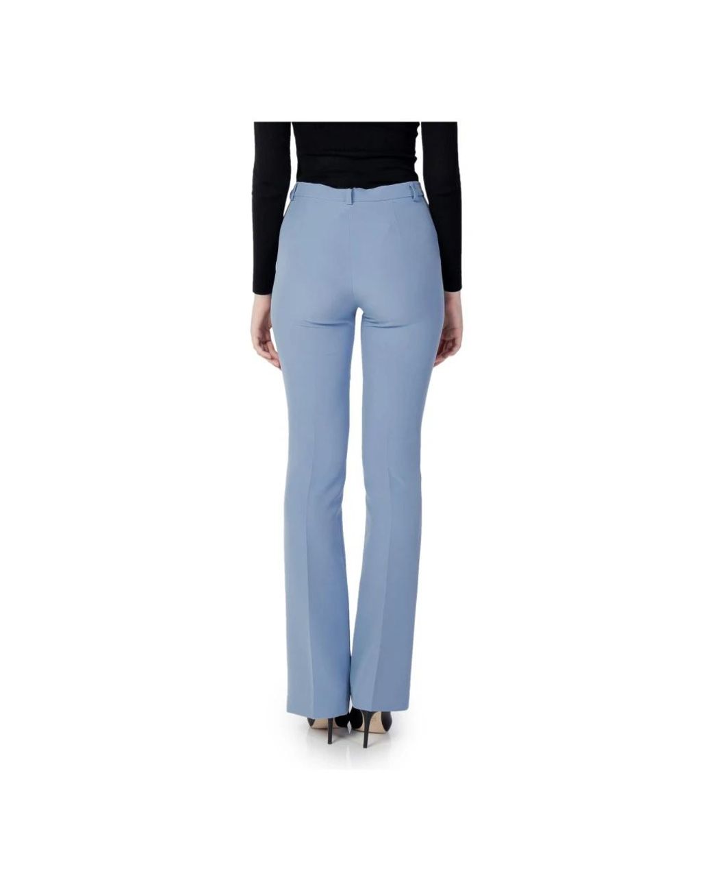 Sandro Ferrone Blue Wide Trousers