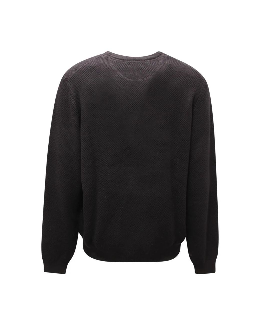 Sun 68 Black Round-Neck Knitwear for men