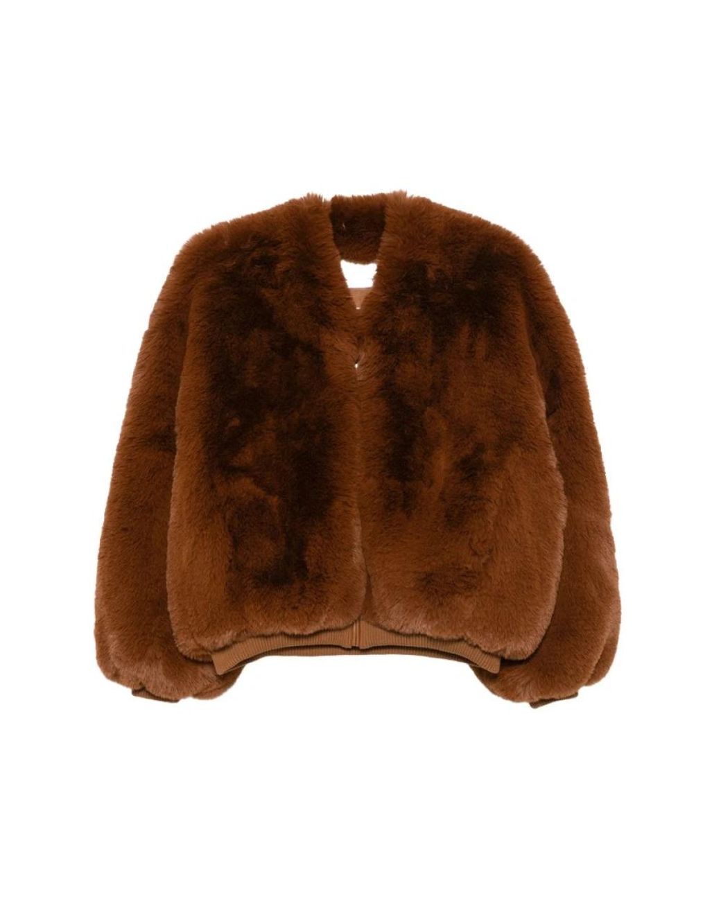 Frankie Shop Brown Faux Fur & Shearling Jackets
