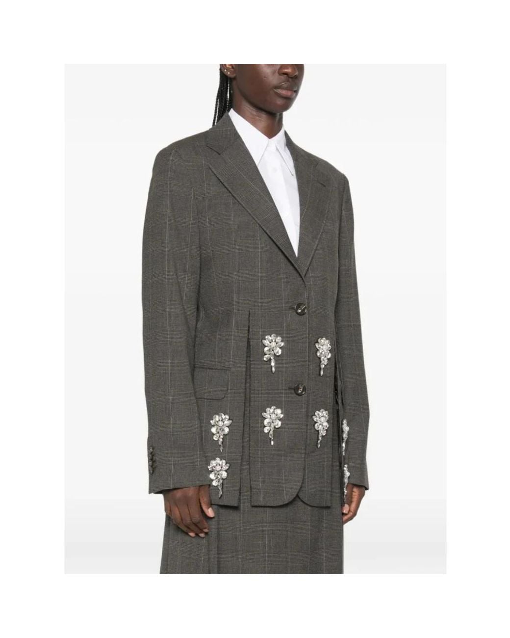 Blazers Simone Rocha en coloris Gray