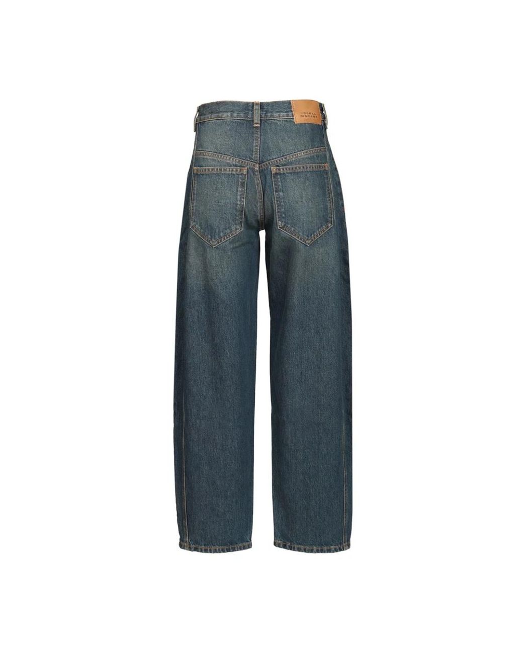 Isabel Marant Blue Loose Fit Jeans