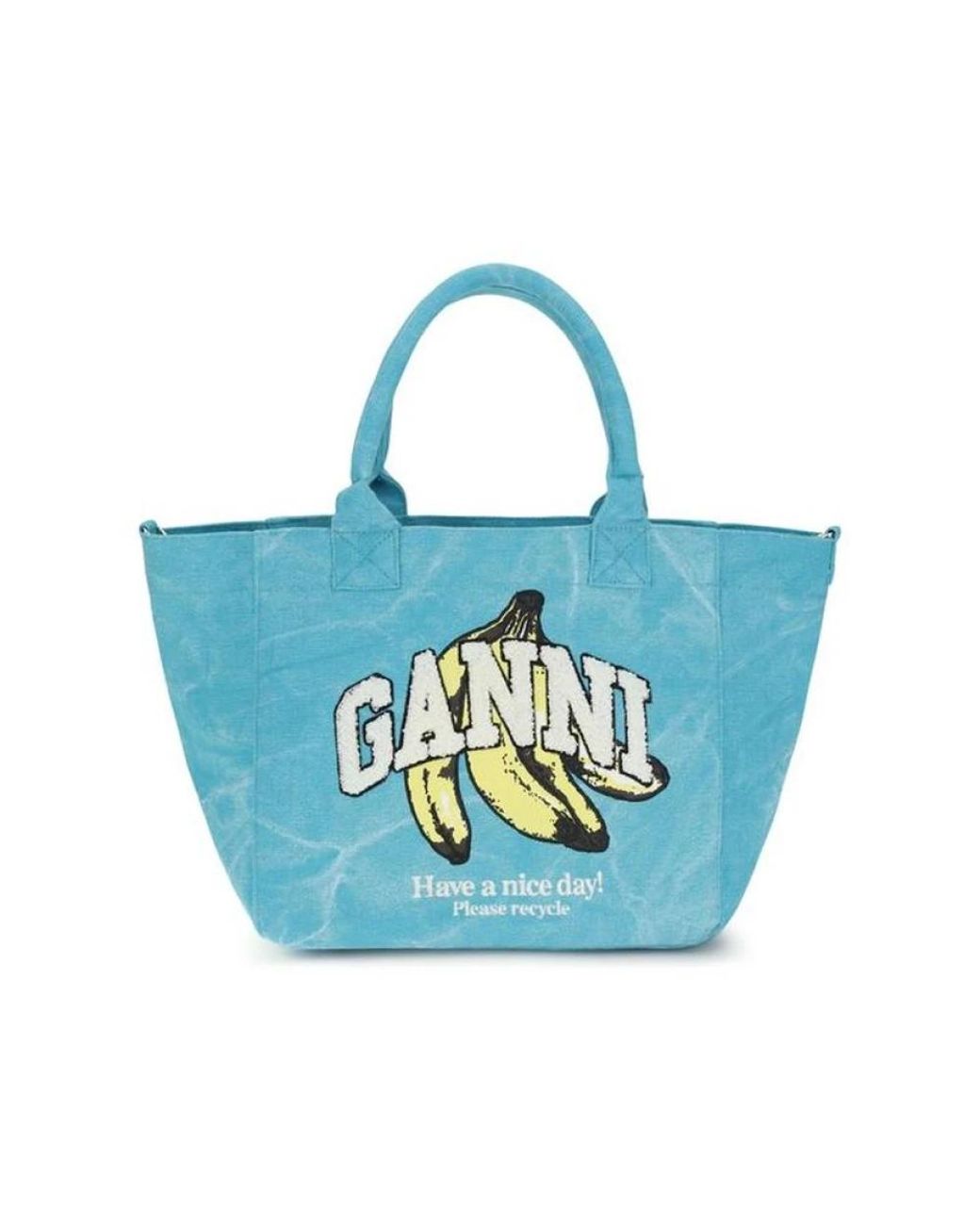 Ganni Blue Shopping Bags