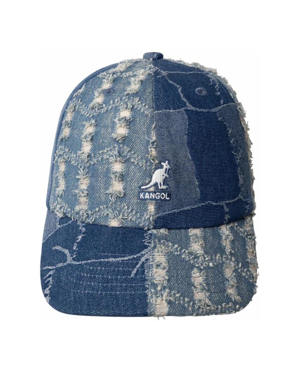 Kangol Blue Denim Mashup Baseball Cap