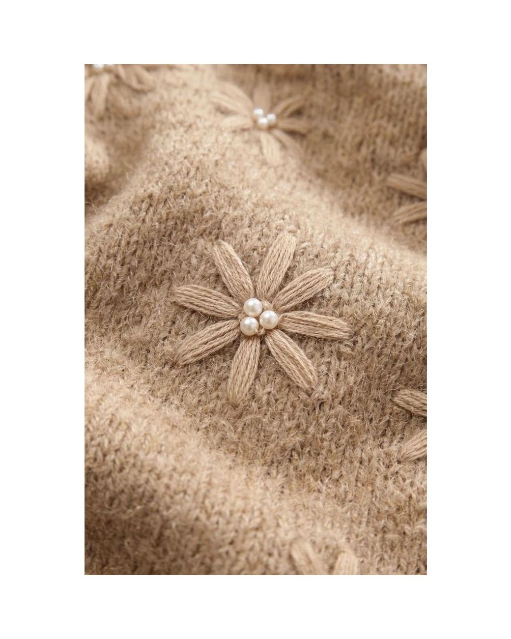 Nukus Brown Konstanza Pullover Flower
